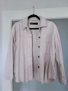 Zara Corduroy Overshirt Jacket